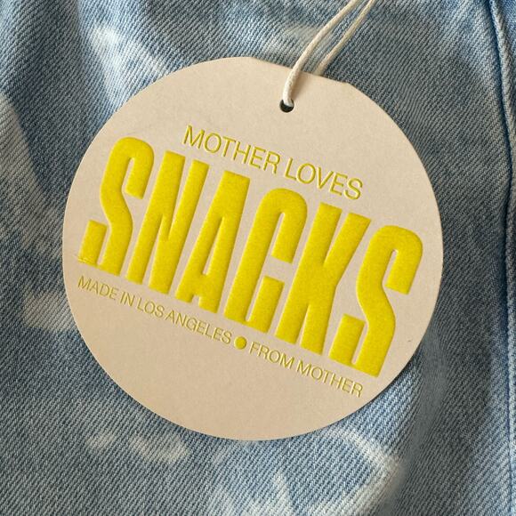 MOTHER SNACKS High Waisted Twizzy Skimp Bread & Butterfly Jeans Size 27 NWT - Picture 16 of 16